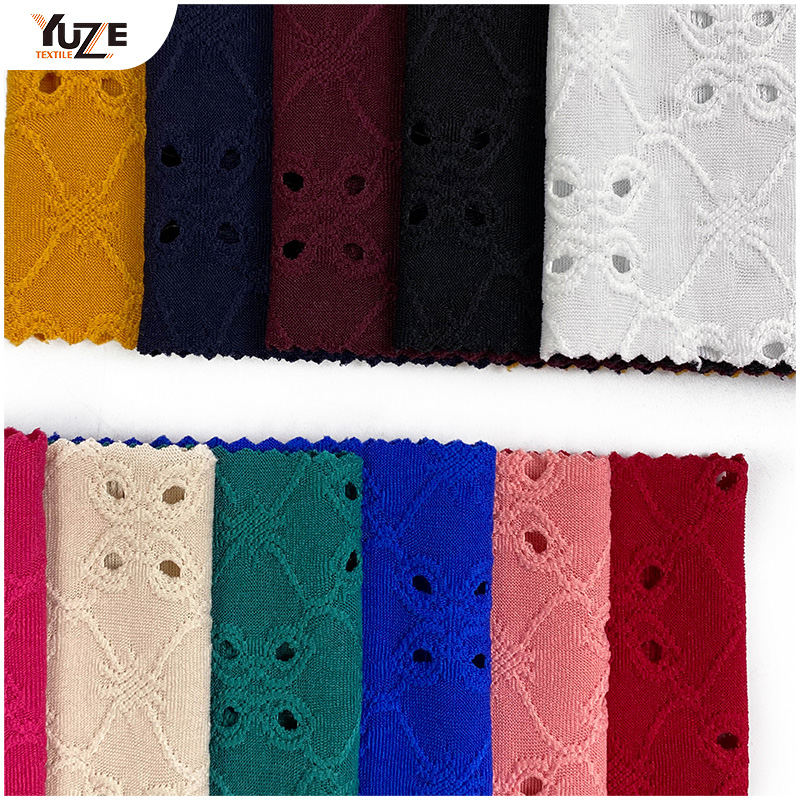 YZK-030030 DTY Spandex Jacq z otworami