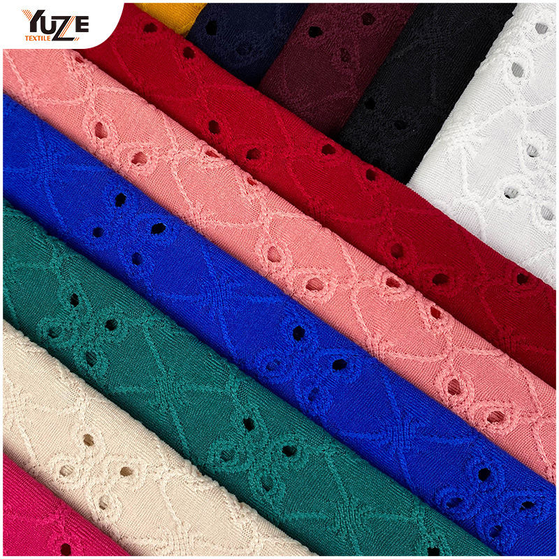 YZK-030030 DTY Spandex Jacq z otworami