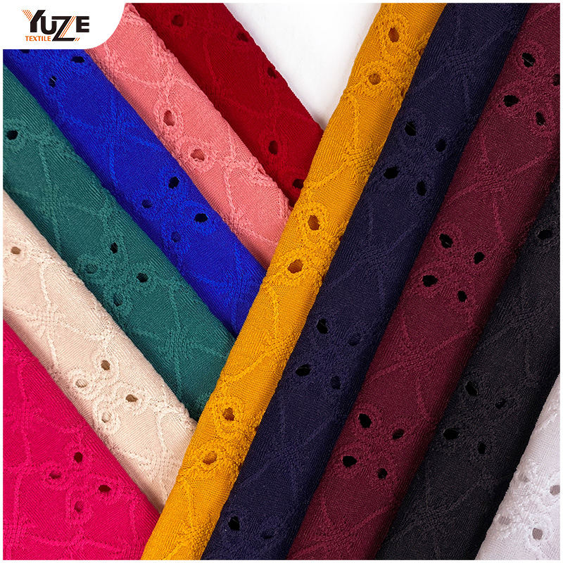 YZK-030030 DTY Spandex Jacq z otworami