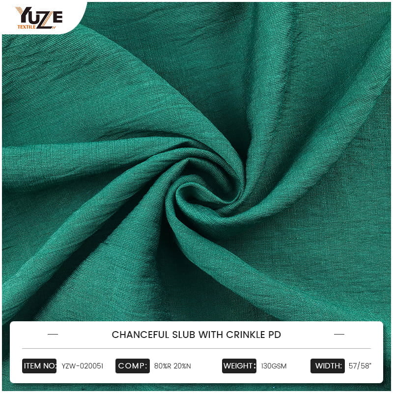 YZW-020051 Chanceful Slub z marszczeniem PD