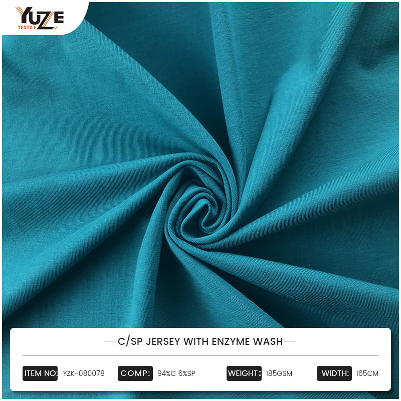 YZK-080078 CSP Jersey z praniem enzymatycznym