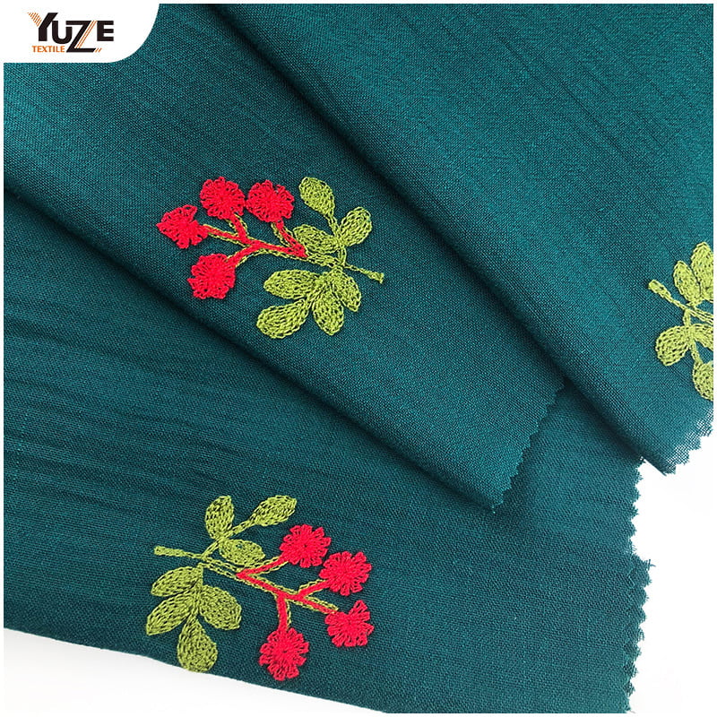 YZW-030066 Delikatny lniany haft odrzutowy